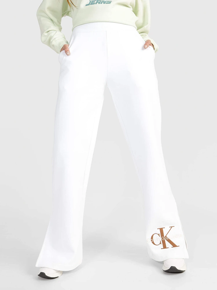 Pants Calvin Klein con Logo Mujer Blanco