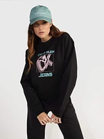 Sudadera Calvin Klein con Monograma Mujer Negro