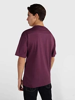 Playera Calvin Klein con Logo Hombre Morado