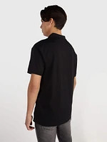 Polo Calvin Klein con Logo Hombre Negro