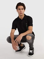 Polo Calvin Klein con Logo Hombre Negro