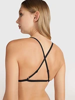 Bralette Calvin Klein Unlined Non Double Mujer Negro