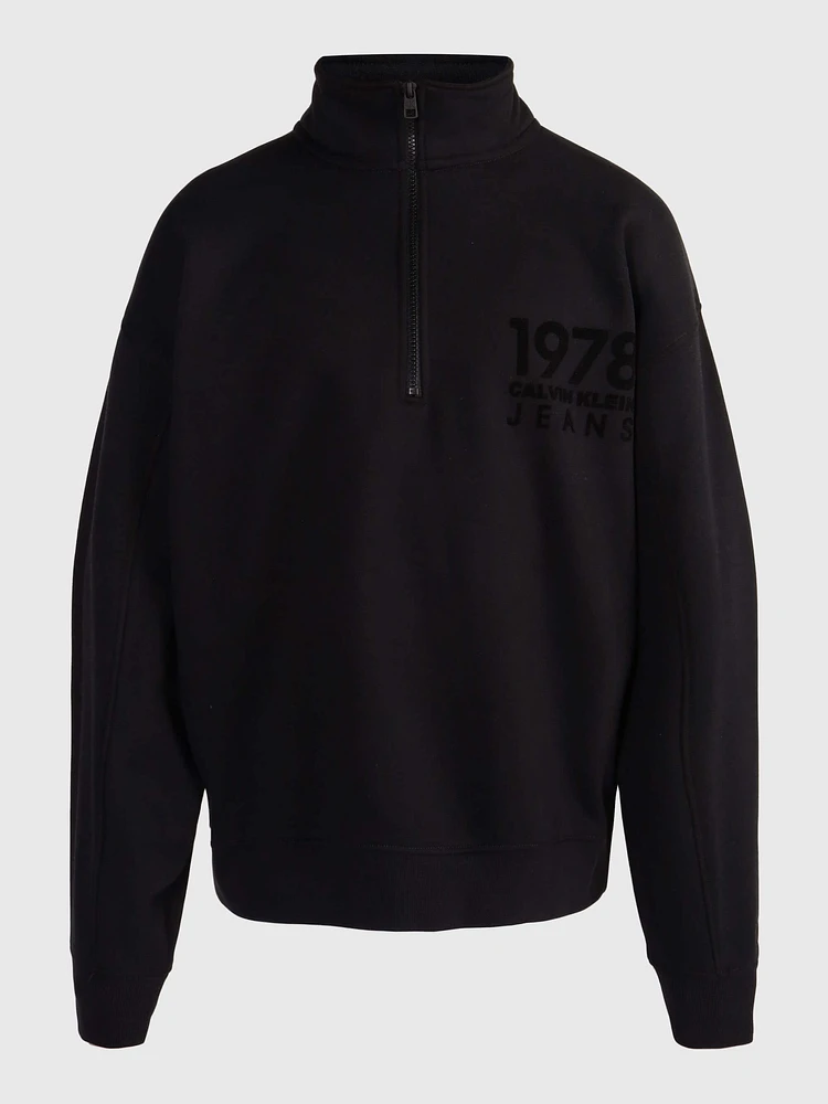 Sudadera Calvin Klein con Monograma Hombre Negro