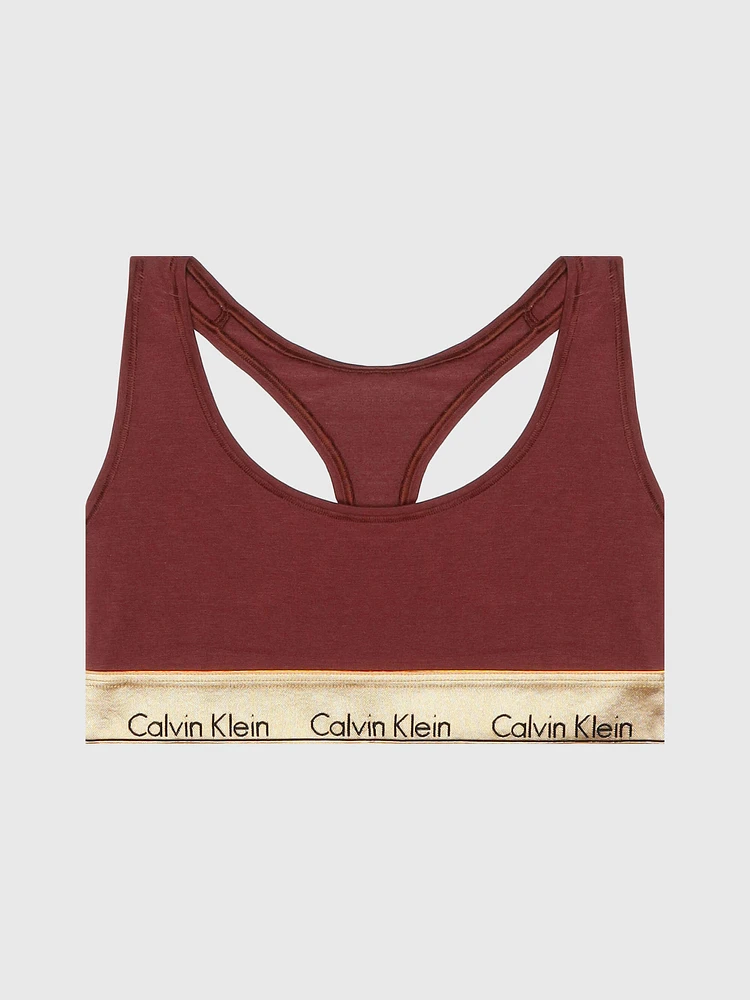 Bralette Calvin Klein Modern Cotton Mujer Rojo