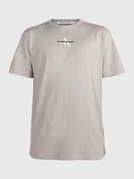 Playera Calvin Klein con Logo Hombre Gris