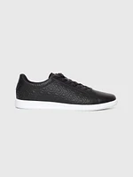 Tenis Calvin Klein con Monograma Hombre Negro