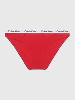 Bikini Calvin Klein con Logo Mujer Rojo