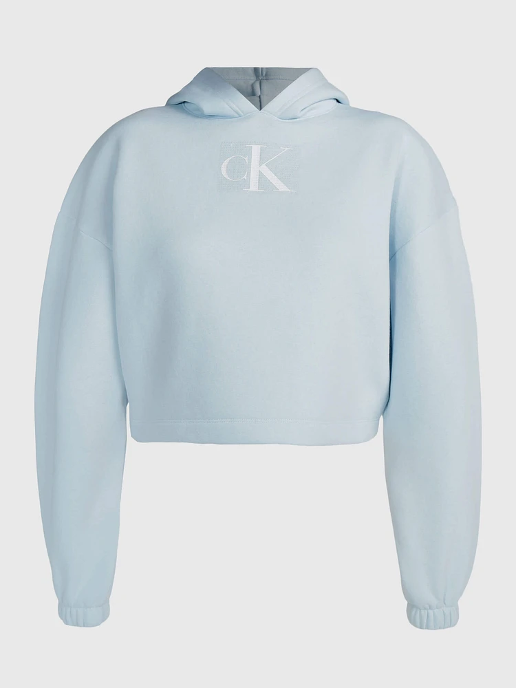 Sudadera Calvin Klein con Monograma Mujer Azul