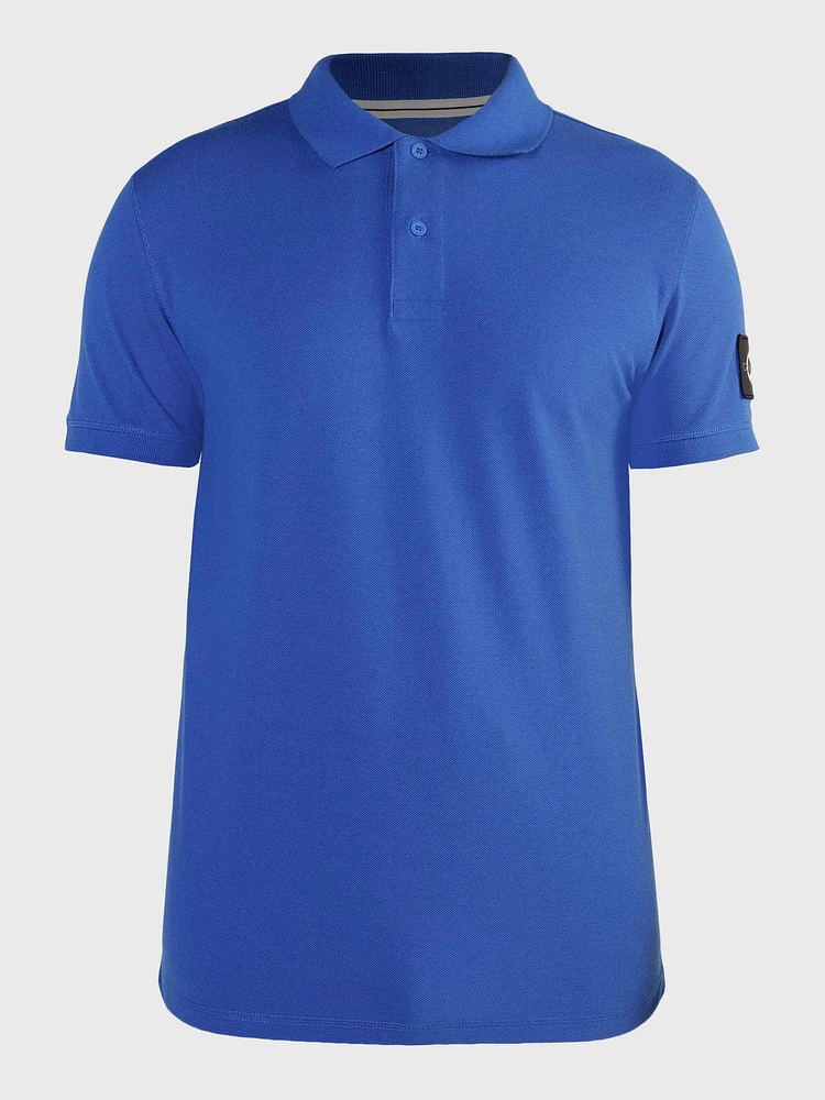 Polo Calvin Klein con Logo Hombre Azul