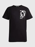 Playera Calvin Klein Estampado Hombre Negro