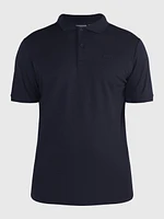 Polo Calvin Klein Smooth Cotton Hombre Azul Marino