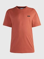 Playera Calvin Klein Logo Hombre Naranja