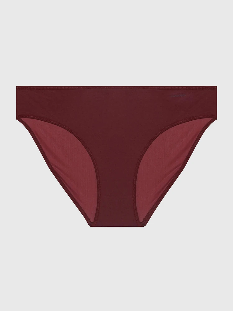 Bikini Calvin Klein con Logo Mujer Rojo