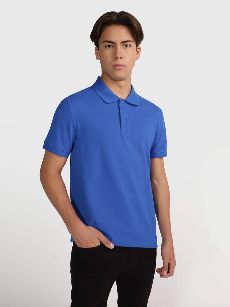 Polo Calvin Klein con Logo Hombre Azul