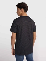 Playera Calvin Klein Lunares Hombre Negro