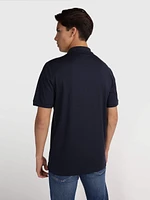 Polo Calvin Klein Smooth Cotton Hombre Azul Marino