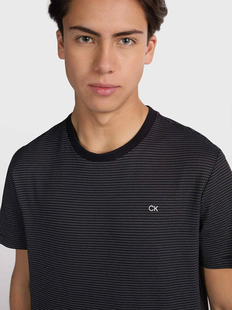 Playera Calvin Klein Lunares Hombre Negro