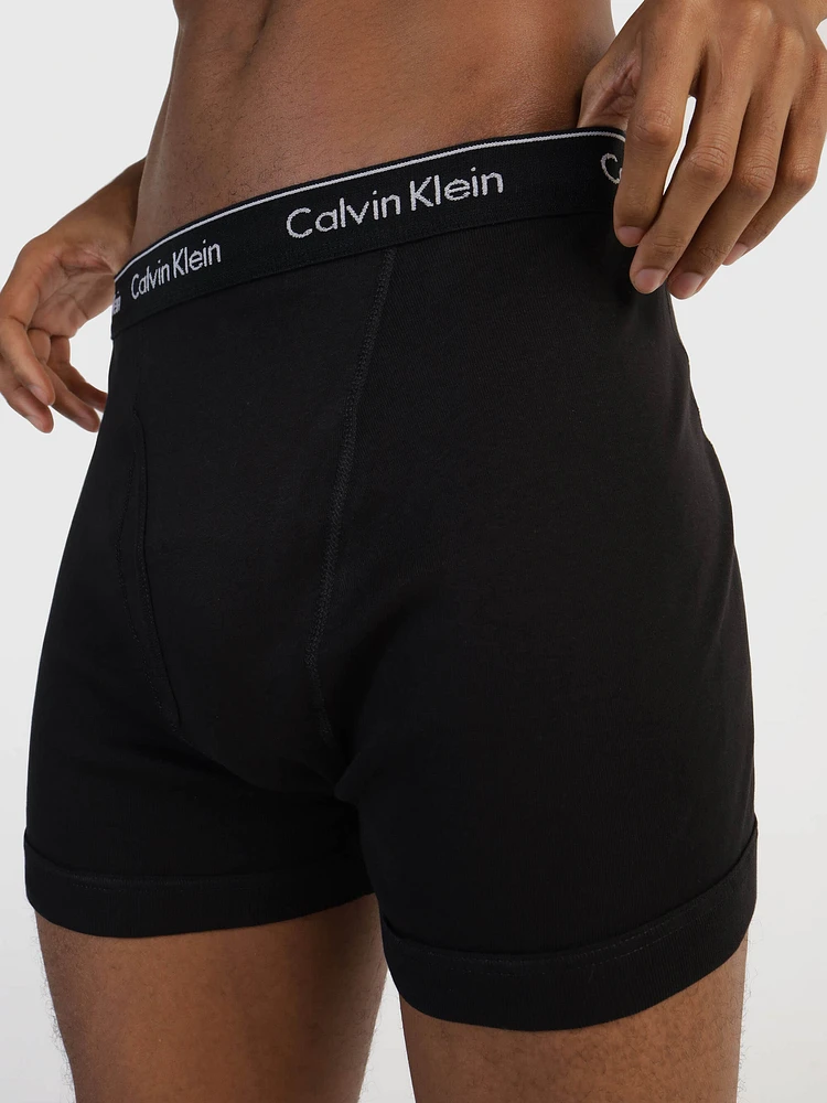 Briefs Calvin Klein de Algodón Paquete 3 Hombre Multicolor