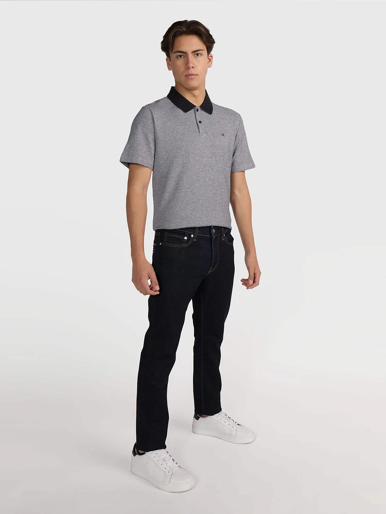 Polo Calvin Klein Estampado Hombre Negro