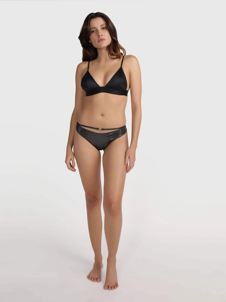 Bikini Calvin Klein de Traje Baño Mujer Negro