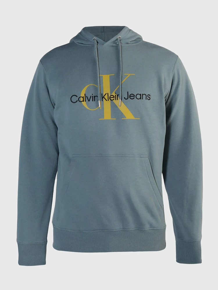 Sudadera Calvin Klein con Logo Hombre Azul