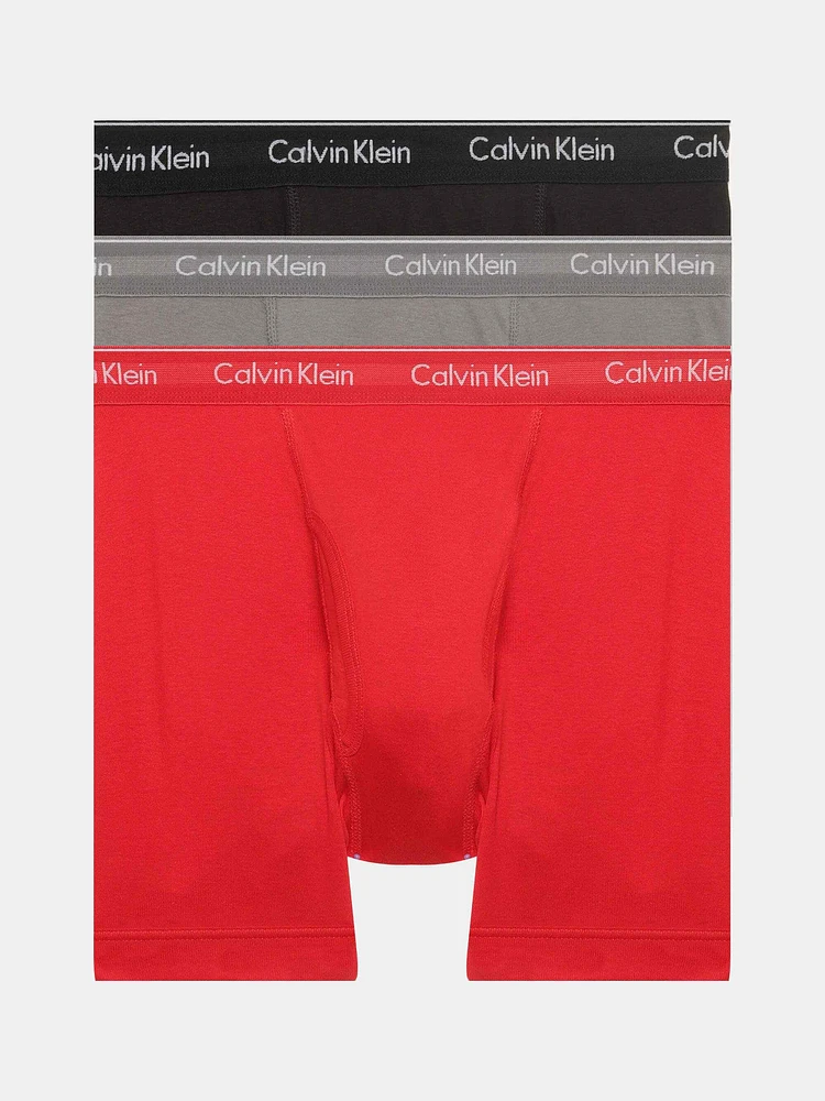 Briefs Calvin Klein de Algodón Paquete 3 Hombre Multicolor