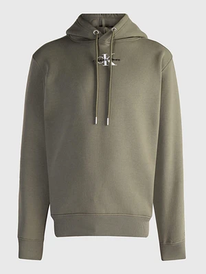 Sudadera Calvin Klein con Logo Hombre Verde Olivo