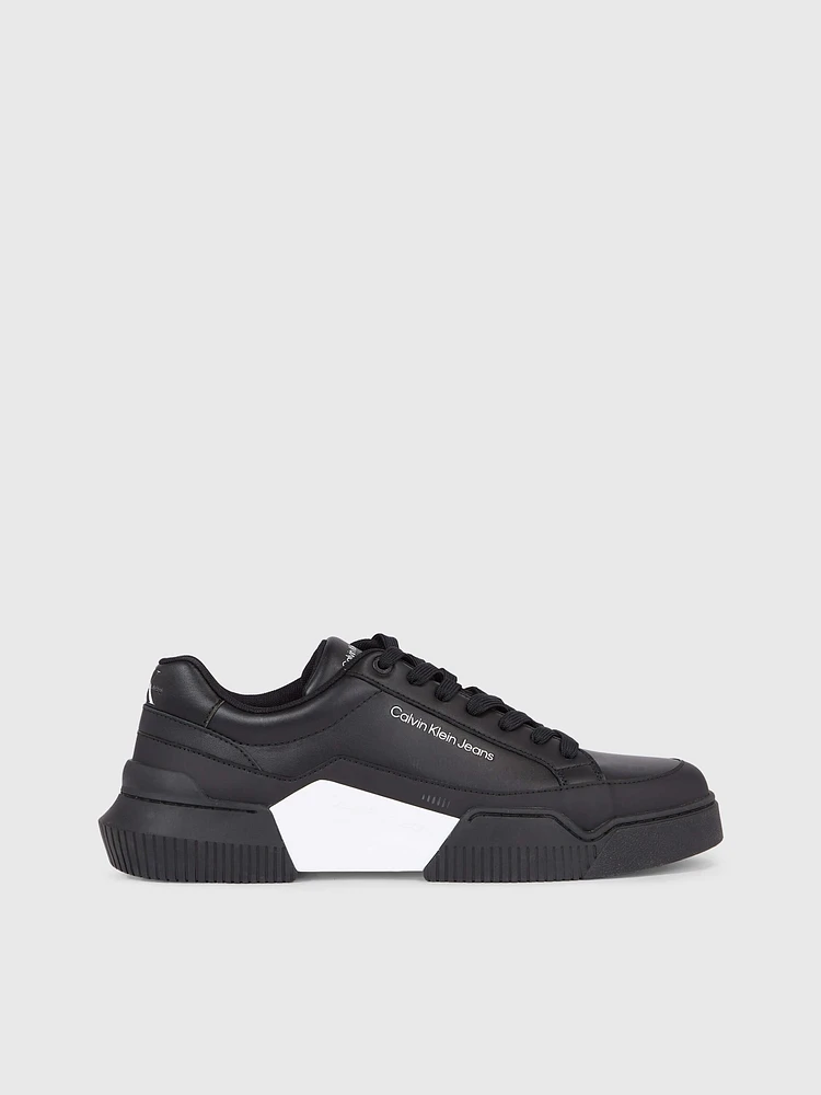 Tenis Calvin Klein Color Block Hombre Negro