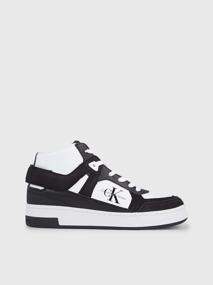 Tenis Calvin Klein High Top Mujer Negro