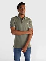 Polo Calvin Klein con Monograma Hombre Verde Olivo