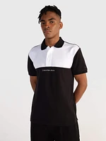 Polo Calvin Klein Colorblock Hombre Negro