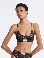 Bralette Calvin Klein CK 1996 Valentines Mujer Negro