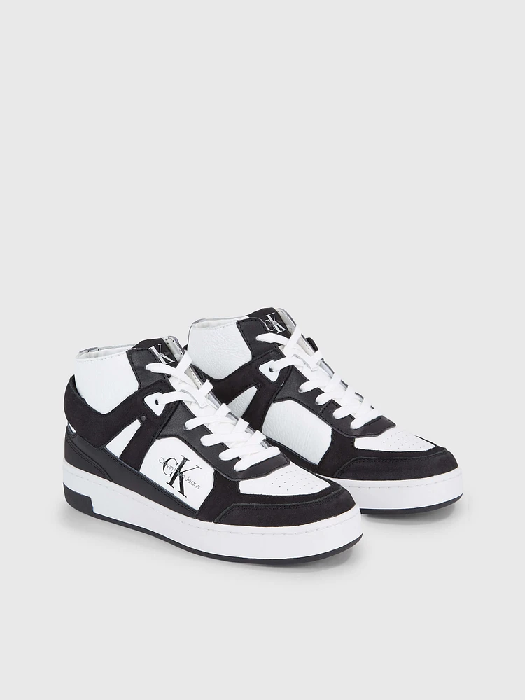 Tenis Calvin Klein High Top Mujer Negro