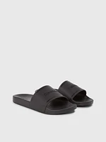 Sandalias Calvin Klein Logo Mujer Negro