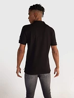 Polo Calvin Klein Logo Hombre Negro