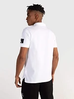 Polo Calvin Klein Logo Hombre Blanco