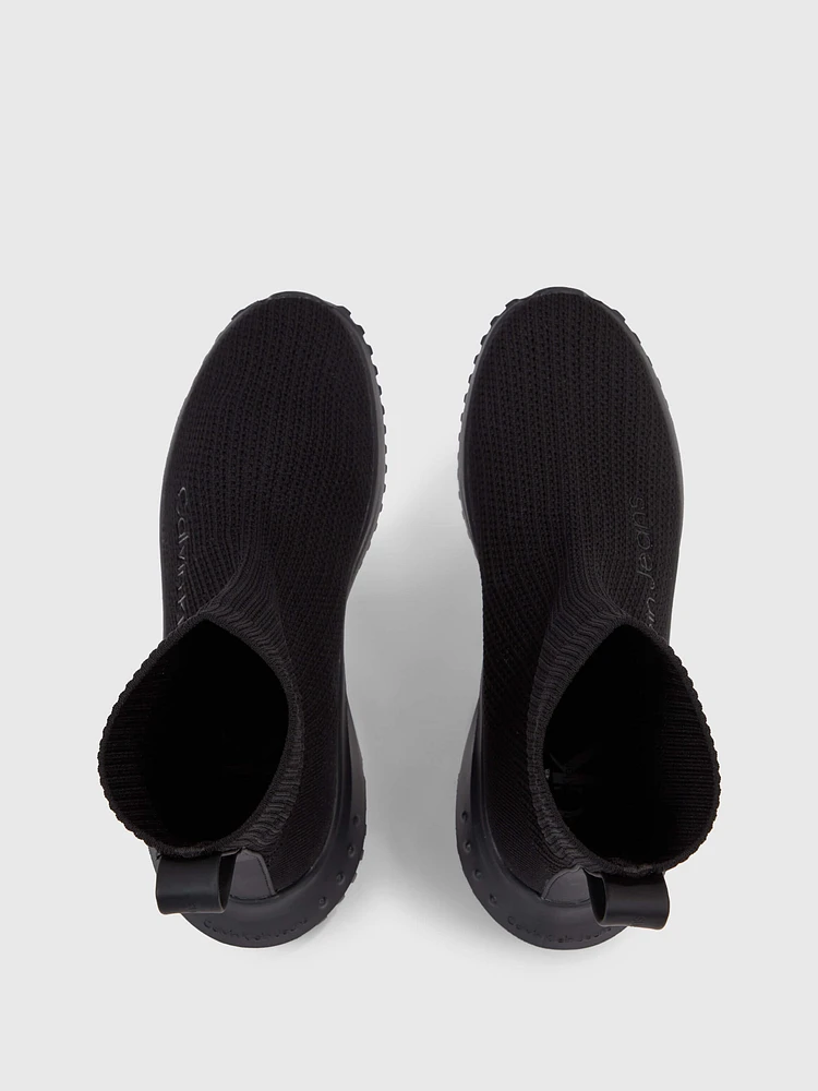 Tenis Calvin Klein Sock Mujer Negro