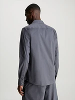 Camisa Calvin Klein Slim Fit Hombre Gris