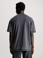 Playera Calvin Klein Relaxed Monologo Hombre Gris