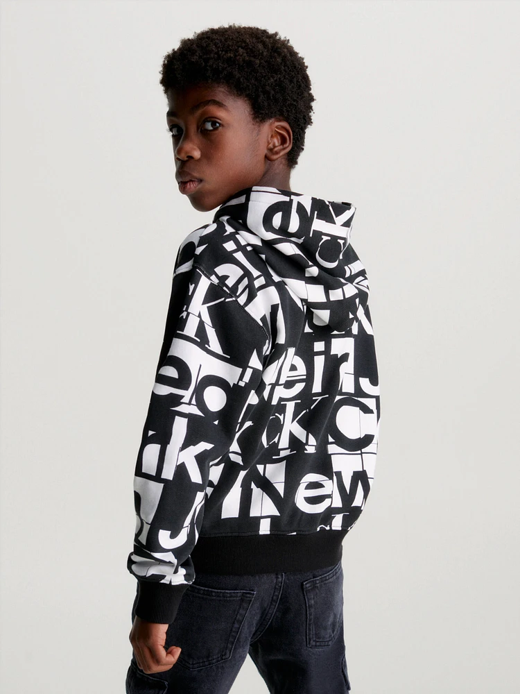 Sudadera Calvin Klein Estampado Niño Negro