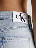 Jeans Calvin Klein Mom Fit Mujer Azul