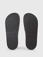 Sandalias Calvin Klein Logo Mujer Negro