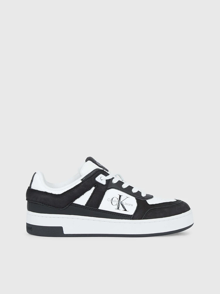 Tenis Calvin Klein Logo Mujer Negro