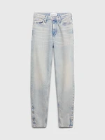 Jeans Calvin Klein Mom Fit Mujer Azul