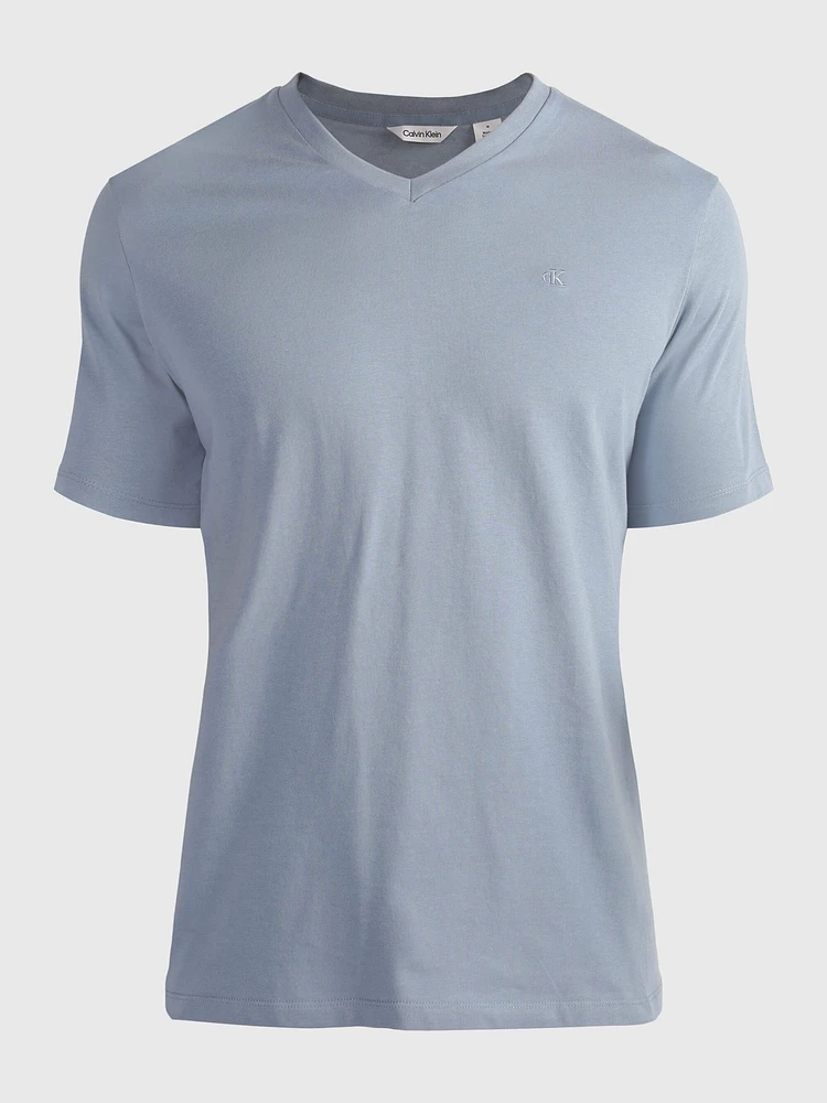 Playera Calvin Klein Monograma Hombre Azul