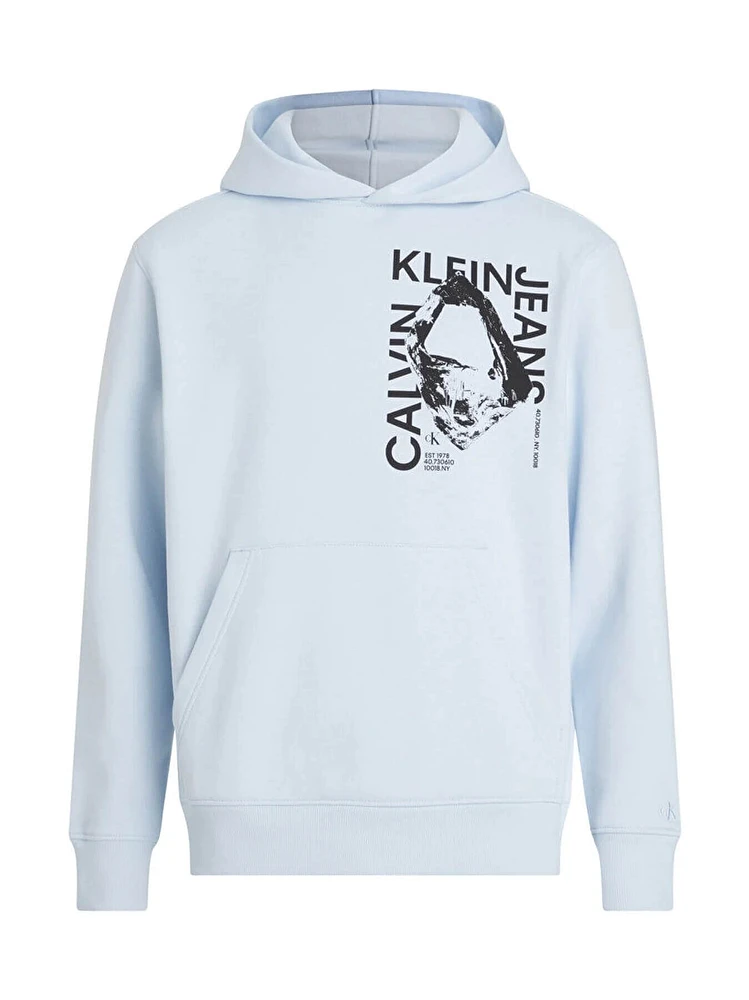 Sudadera Calvin Klein Estampado Hombre Azul