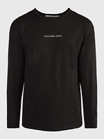 Playera Calvin Klein Logo Hombre Negro