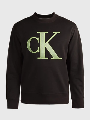 Sudadera Calvin Klein Monograma Hombre Negro