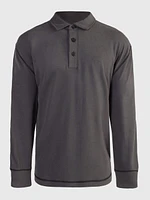 Polo Calvin Klein Monograma Hombre Gris