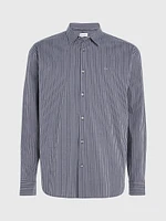 Camisa Calvin Klein Relaxed Hombre Gris